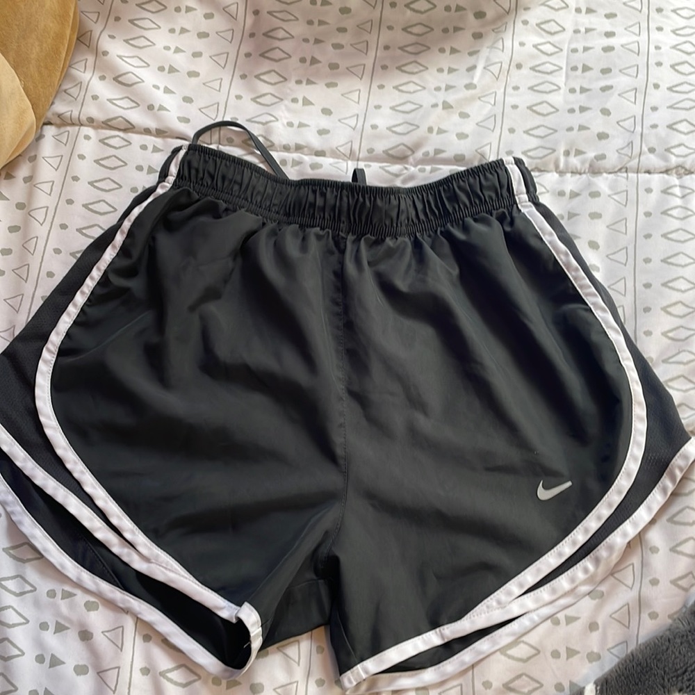 Grey Nike running shorts with built in inseam